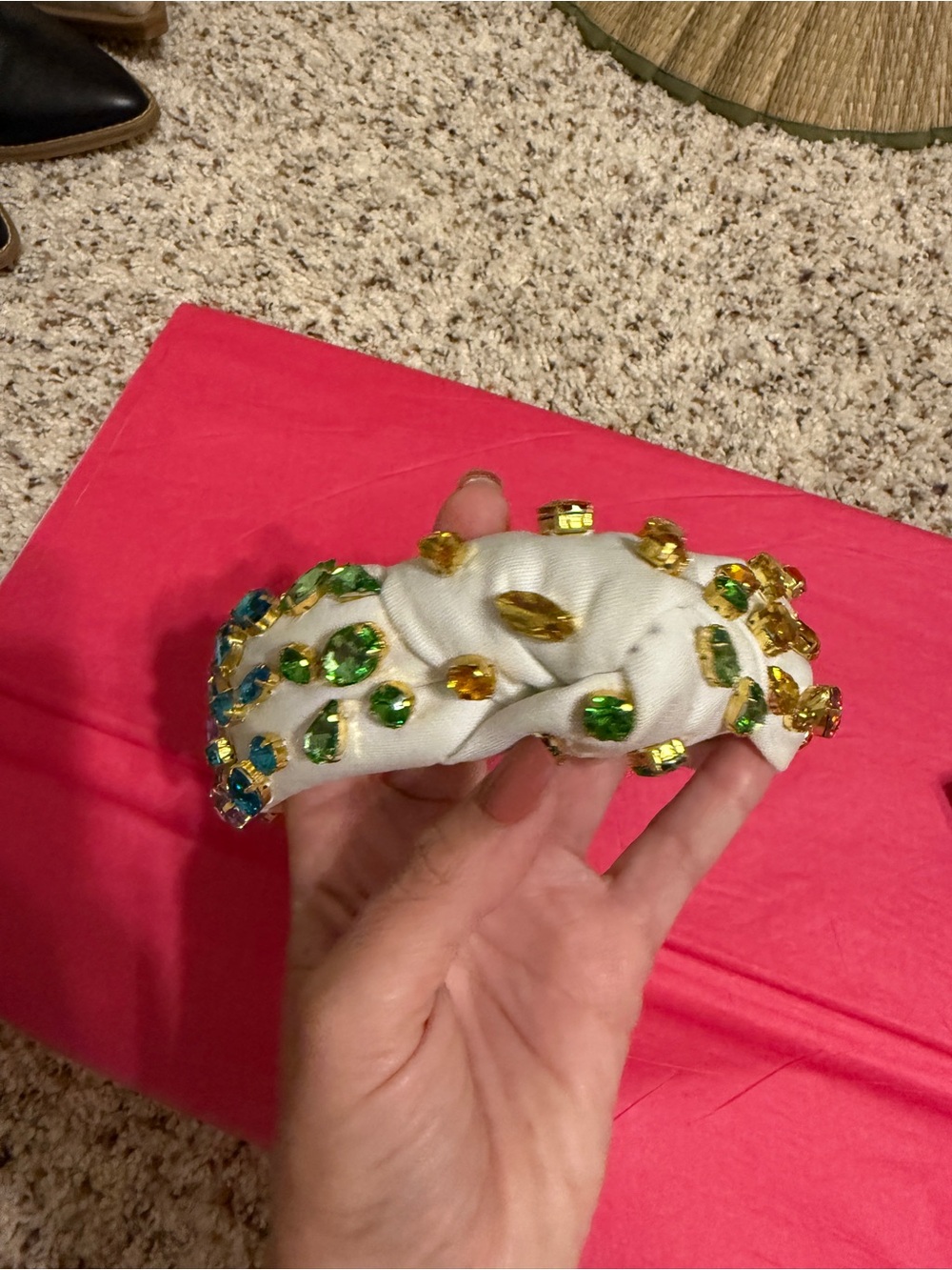 Brianna Cannon Rainbow Jeweled Headband - Multicolor Accent - Picture 8 of 14